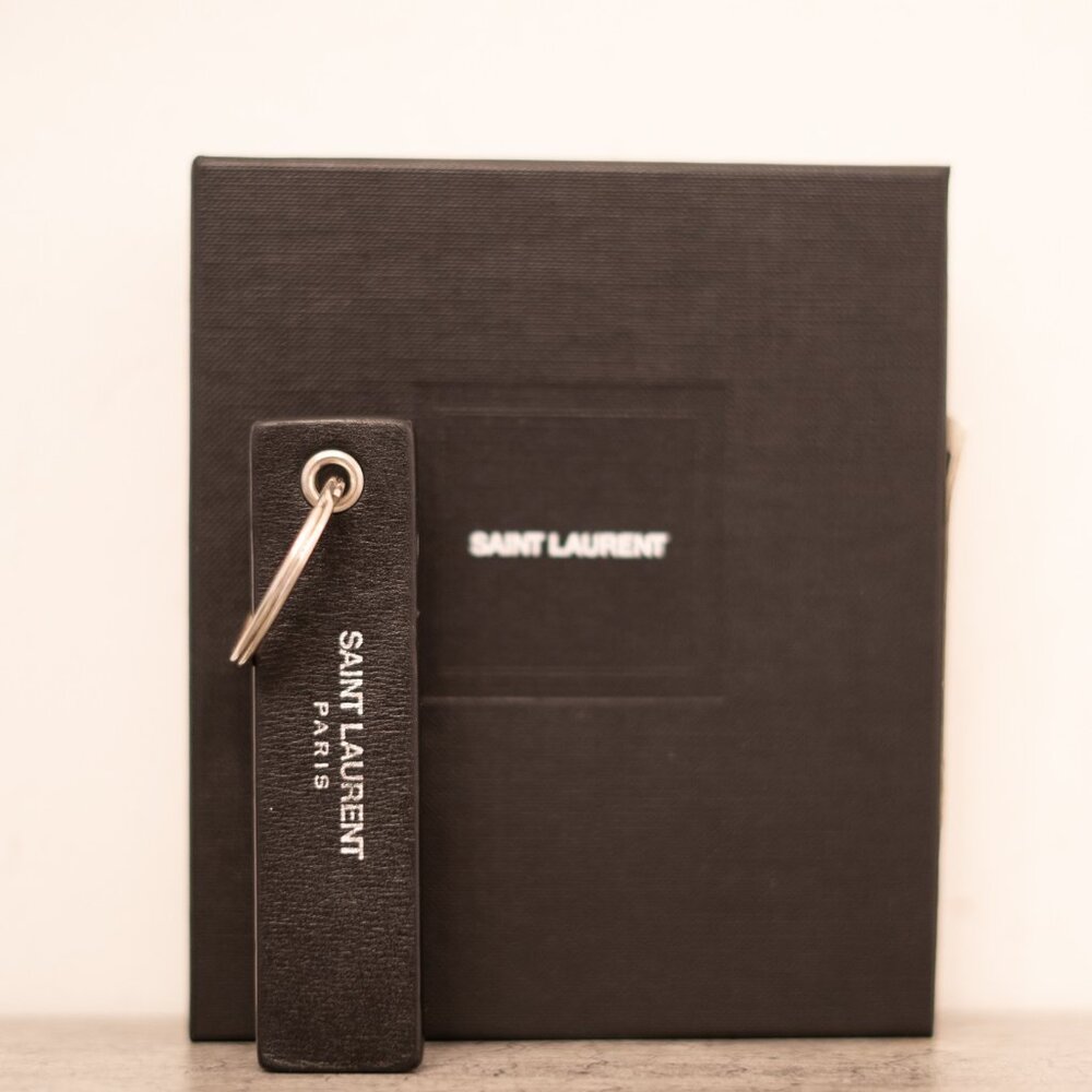 Saint Laurent Leather Keychain